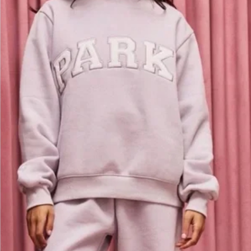 Parke lavender mock neck sweater sold out limited edition